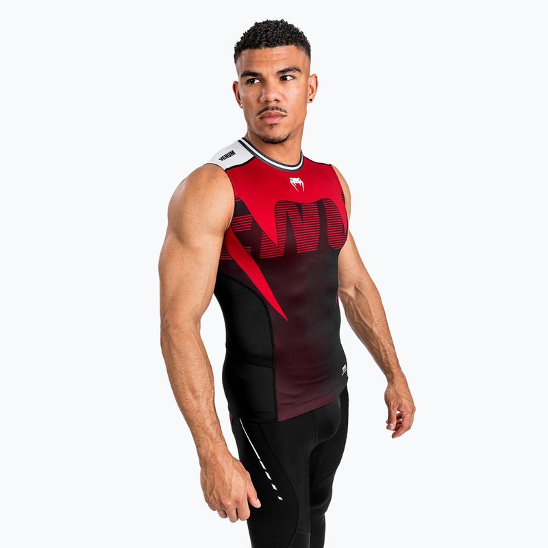 Tank top pentru bărbați Venum Adrenaline Rashguard black/red