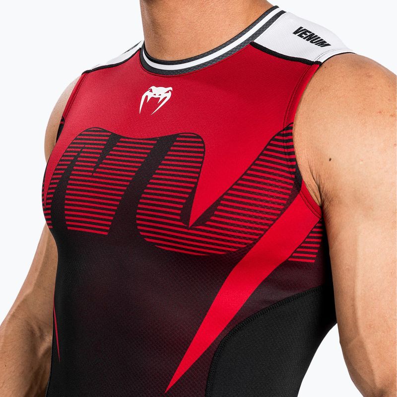 Tank top pentru bărbați Venum Adrenaline Rashguard black/red 5