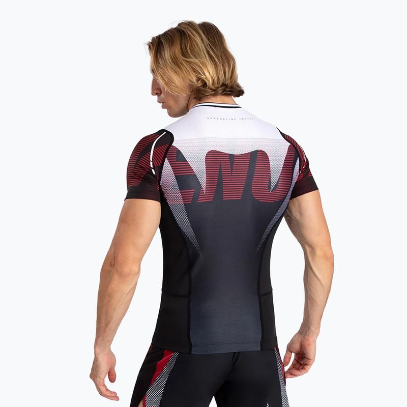 Tricou pentru bărbați Venum Adrenaline Rashguard SS black/red 3