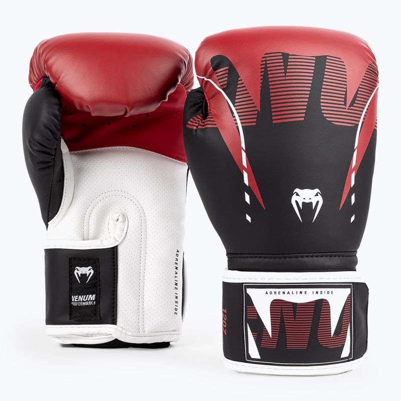 Mănuși de box Venum Adrenaline Boxing black/red 3