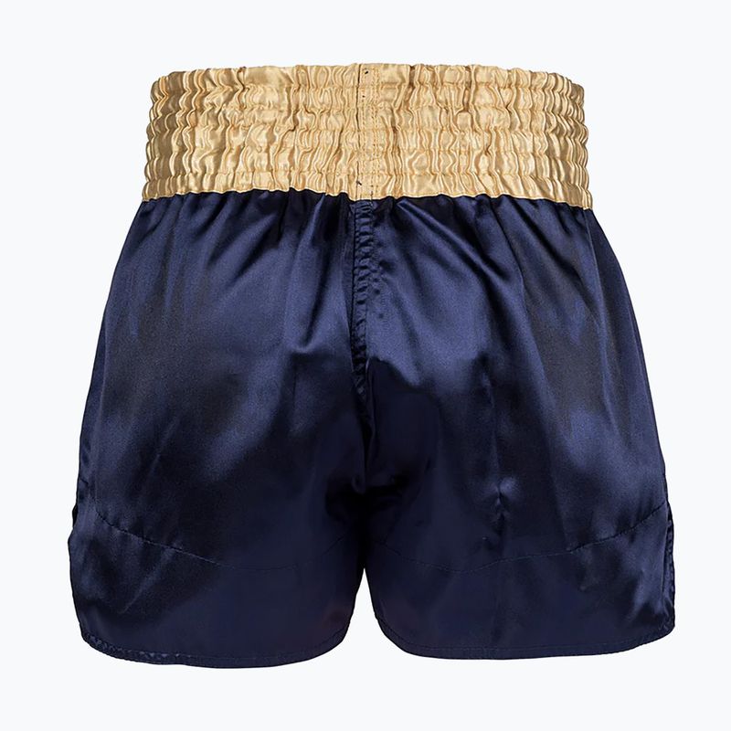 Pantaloni scurți de antrenament pentru bărbați Venum Classic Muay Thai navy/gold 2