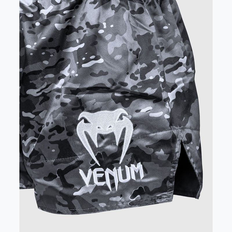 Pantaloni scurți de antrenament pentru bărbați Venum Classic Muay Thai black/urban camo 5