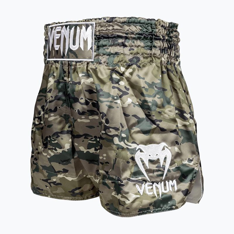 Pantaloni scurți de antrenament pentru bărbați Venum Classic Muay Thai desert camo 3