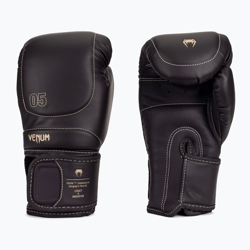 Mănuși de box pentru bărbați Venum Impact Evo Boxing Gloves 14 OZ chocolate