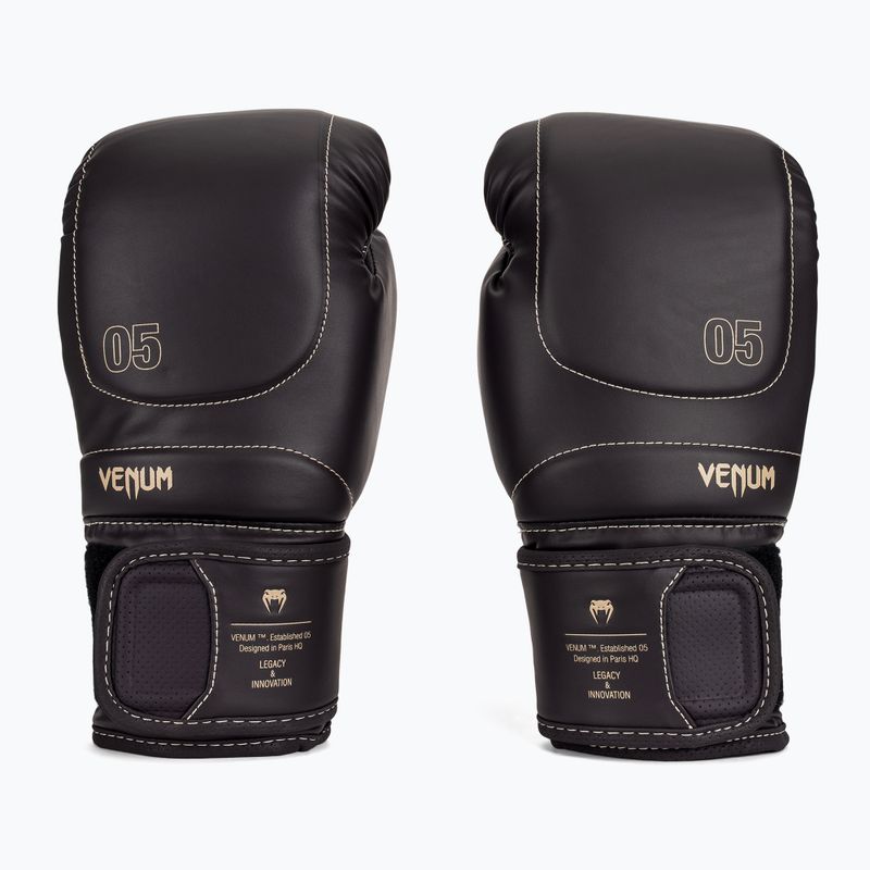 Mănuși de box pentru bărbați Venum Impact Evo Boxing Gloves 14 OZ chocolate 2