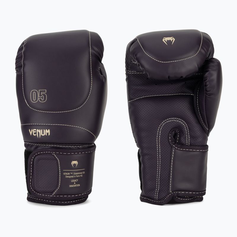 Mănuși de box pentru bărbați Venum Impact Evo Boxing Gloves deep purple