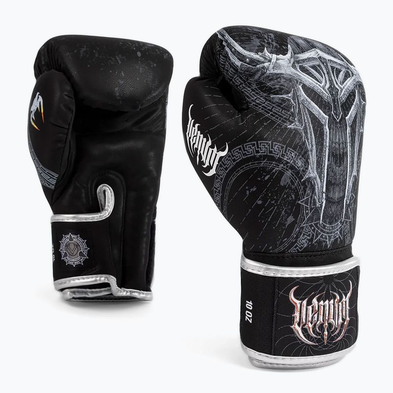 Mănuși de box Venum Gladiator 5.0 Boxing Gloves black/silver 3