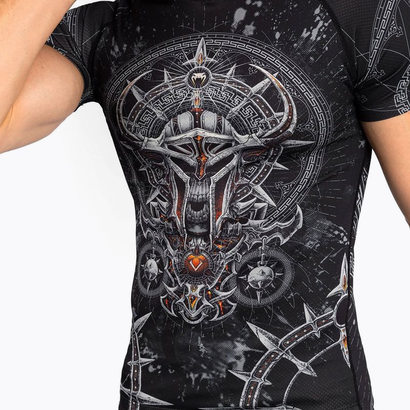 Rashguard pentru bărbați Venum Gladiator 5.0 Men'S Short Sleeve Rashguard black/silver 4