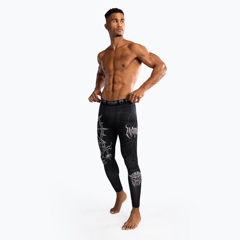 Colanți de antrenament pentru bărbați Venum Gladiator 5.0 Men's Spats black/silver 2