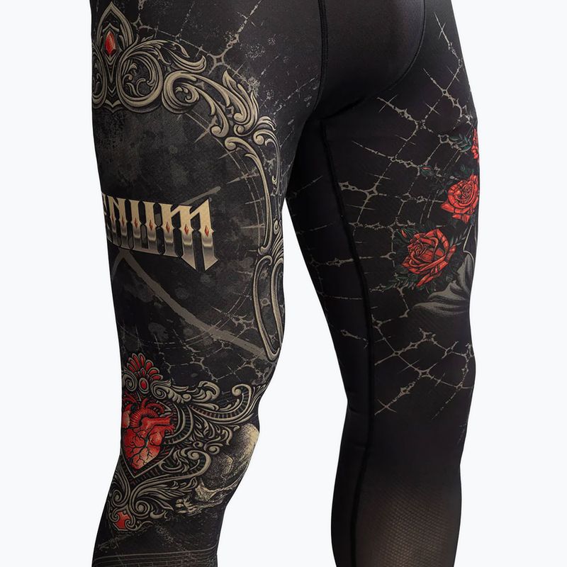 Colanți de antrenament pentru bărbați Venum Santa Muerte 5.0 Men’s Spats deep black/gold 7