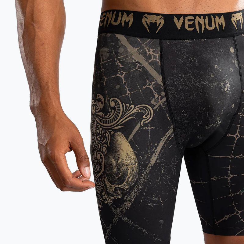 Pantaloni scurți de antrenament pentru bărbați Venum Santa Muerte 5.0 Men’S Vale Tudo Shorts deep black/gold 5