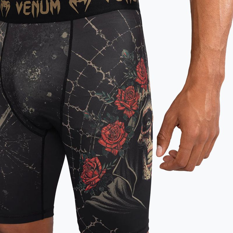 Pantaloni scurți de antrenament pentru bărbați Venum Santa Muerte 5.0 Men’S Vale Tudo Shorts deep black/gold 6