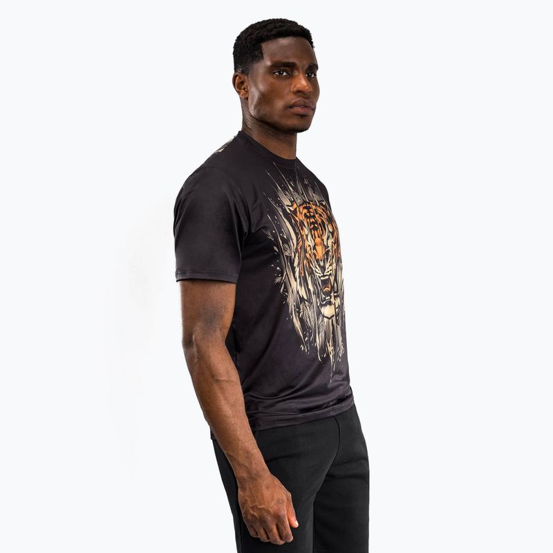 Tricou de antrenament pentru bărbați Venum Tiger Men'S Dry Tech T-Shirt black/neon orange 3