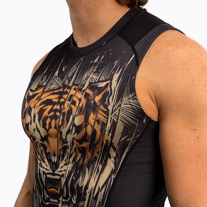Rashguard tank top Venum Tiger Men'S Sleeveless Rashguard black/neon orange 4