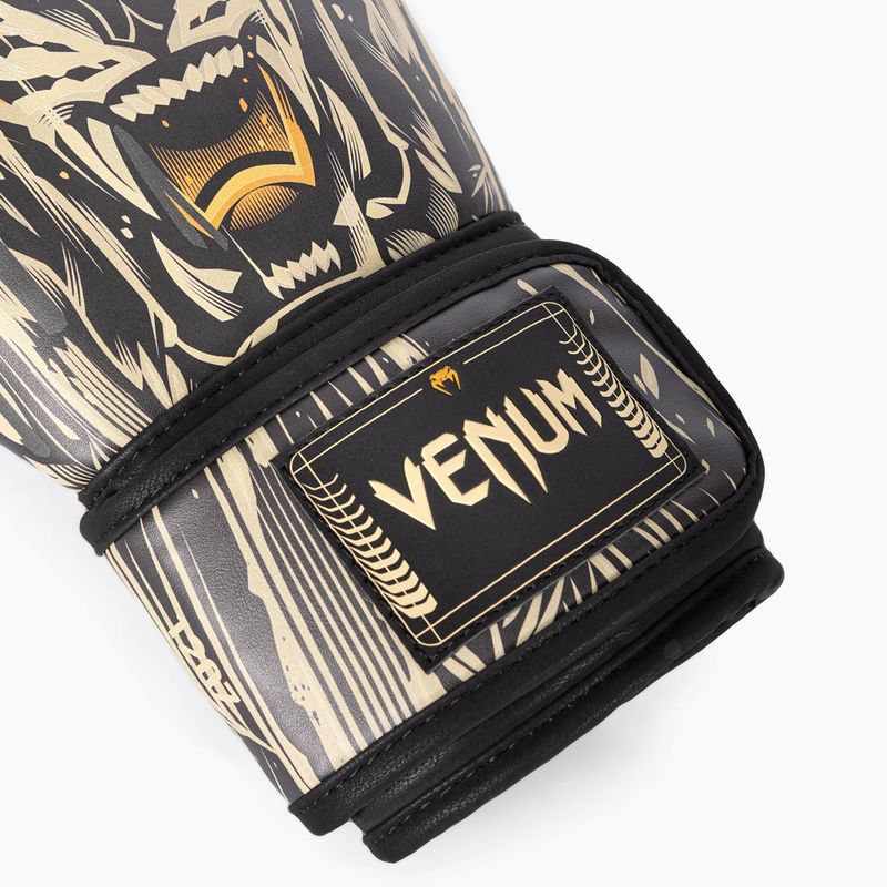 Mănuși de box Venum Tiger Boxing Gloves black/neon orange 5