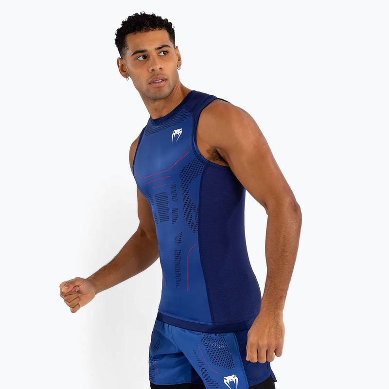 Rashguard tank top pentru bărbațiVenum Technical 3.0 Sleeveless Rashguard night blue 3