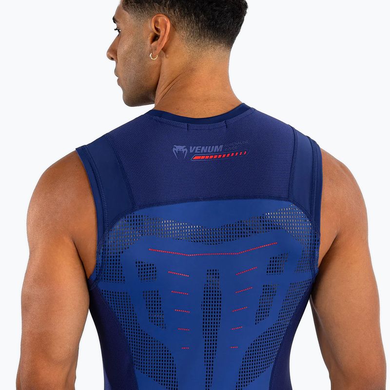 Rashguard tank top pentru bărbațiVenum Technical 3.0 Sleeveless Rashguard night blue 6