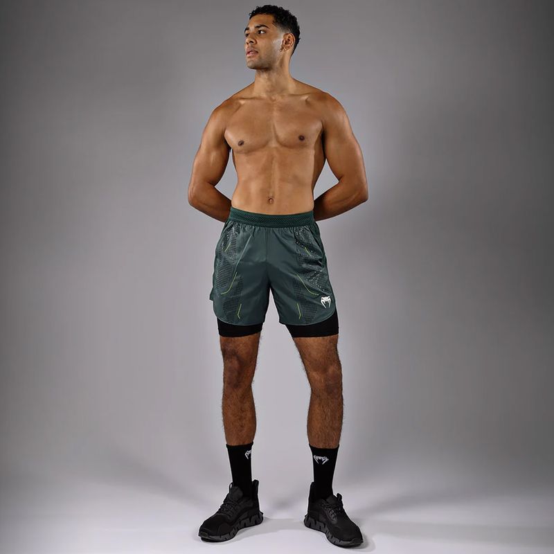Pantaloni scurți de antrenament pentru bărbați Venum Technical 3.0 Training forest green 2