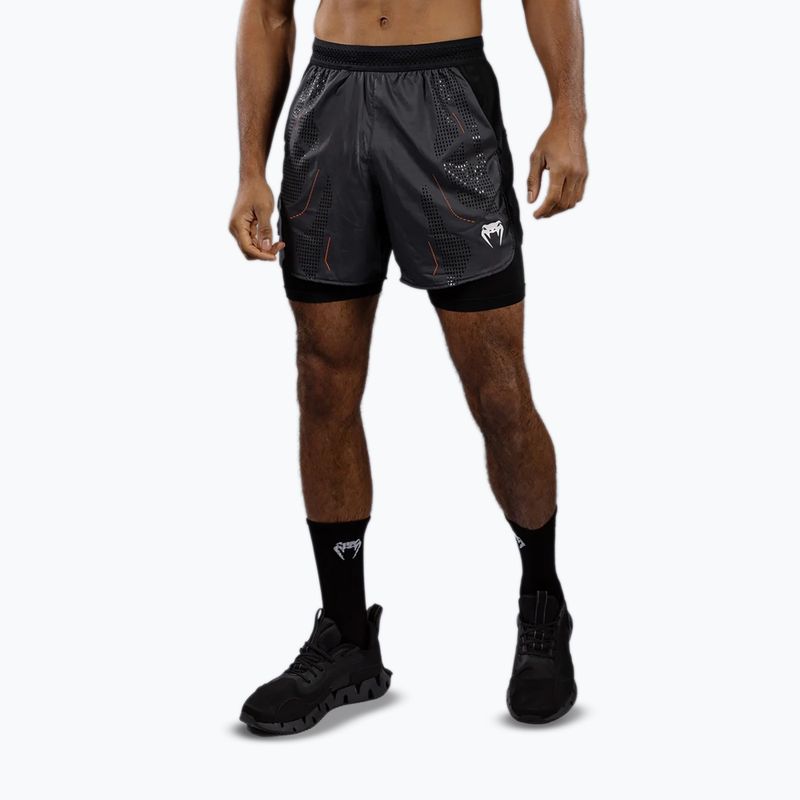 Pantaloni scurți de antrenament pentru bărbați Venum Technical 3.0 Training graphite
