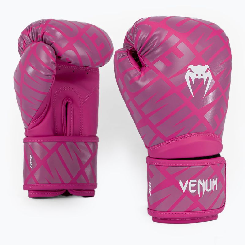 Mănuși de box pentru copii Venum Contender 1.5 XT Kids white/pink 2