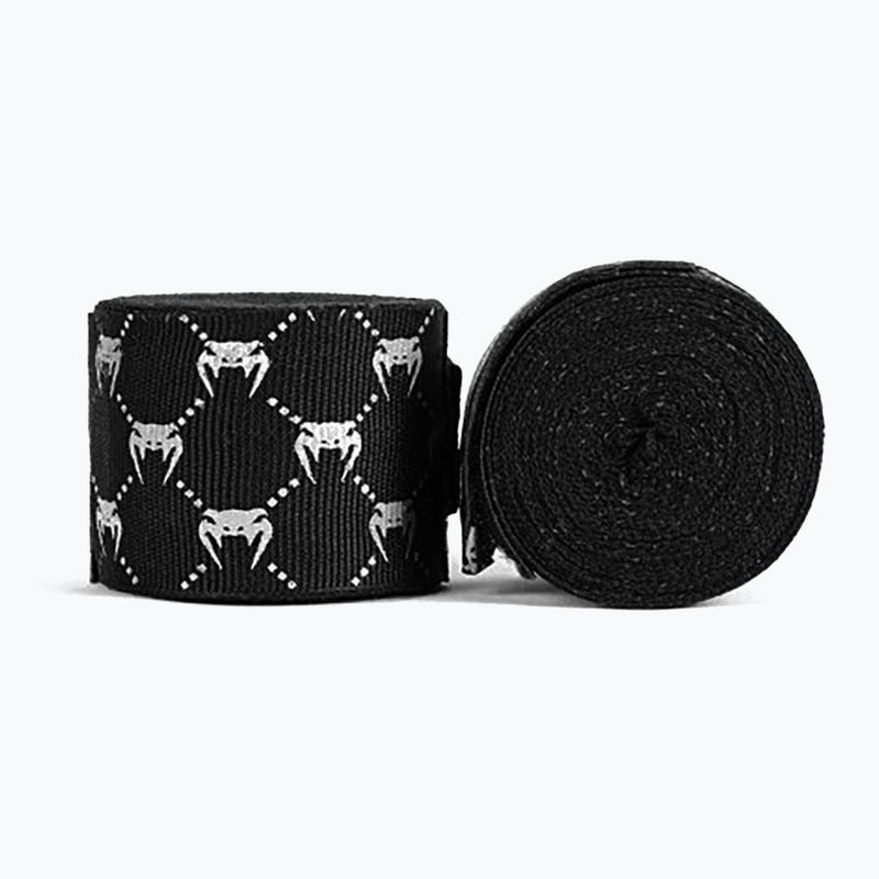 Bandaje de box Venum Hand Wraps black/white 2