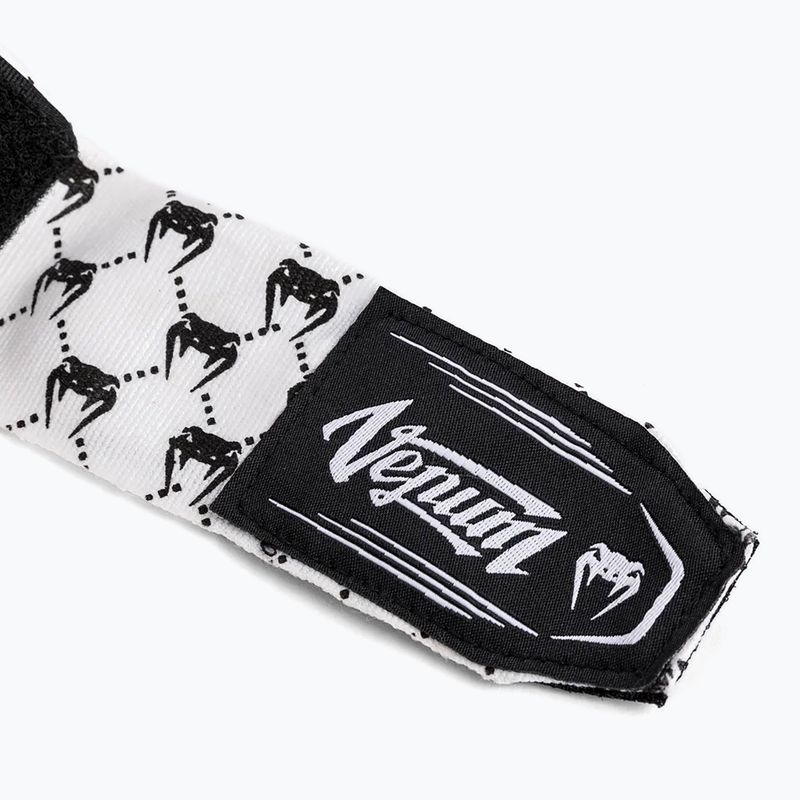 Bandaje de box Venum Hand Wraps 250 cm white/black 3