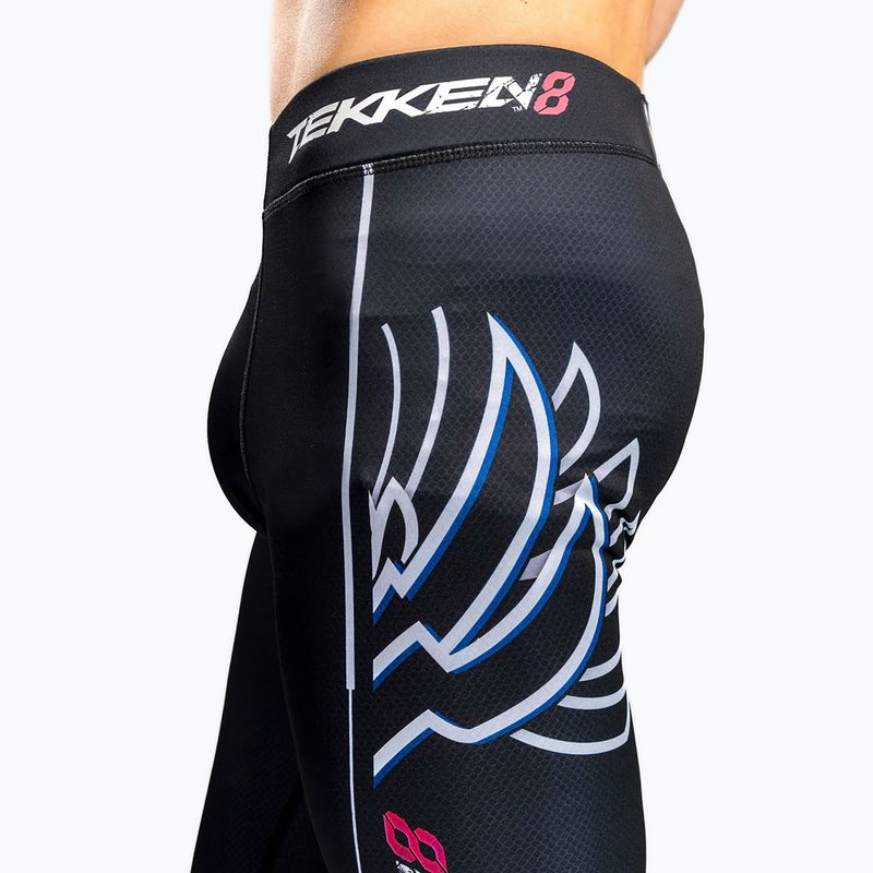 Colanți de antrenament pentru bărbați Venum X Tekken 8 - Jin Kazama Spats blue/black/white 6