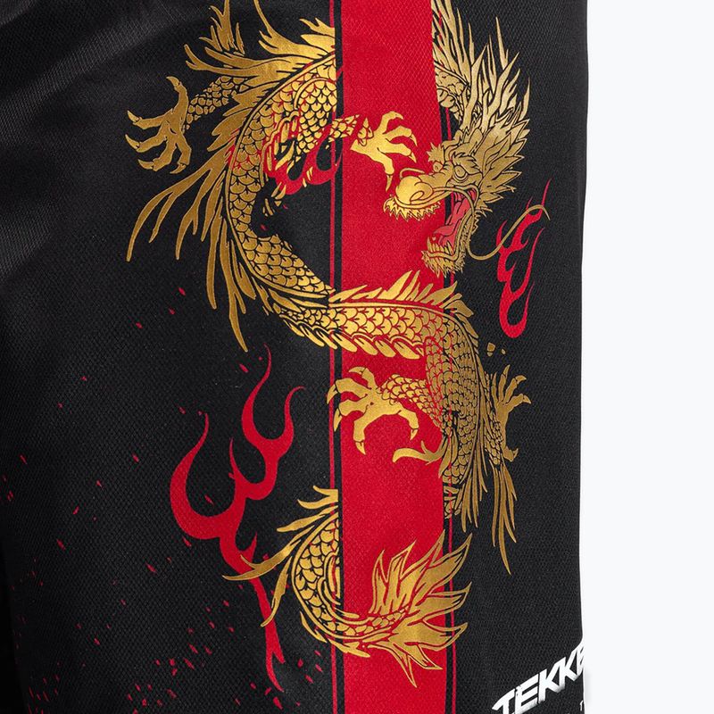 Pantaloni scurți de antrenament pentru bărbați Venum X Tekken 8 - Marshall Law Fight Shorts black/red/gold 6