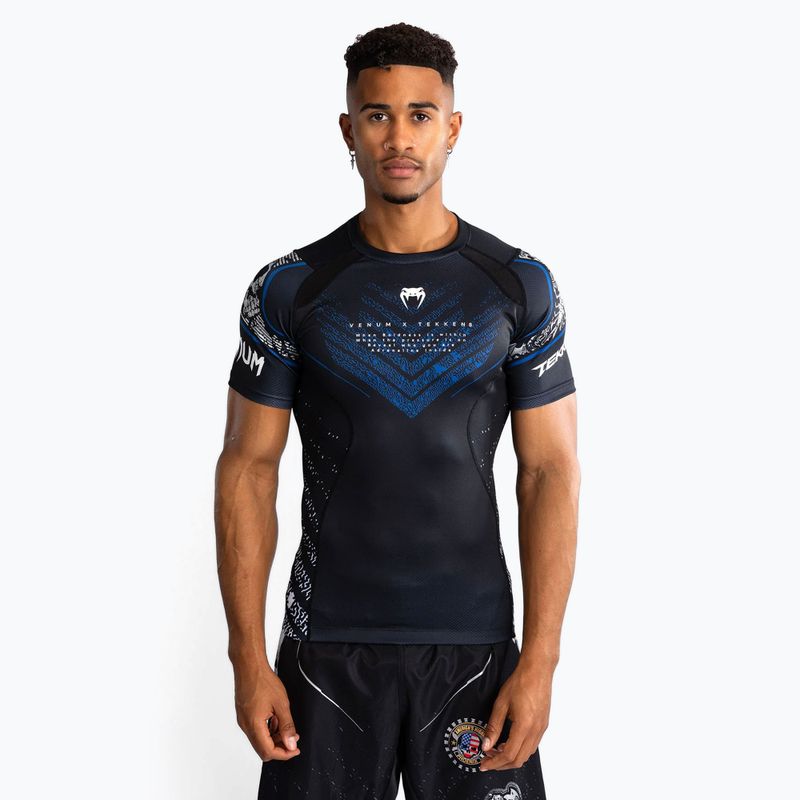 Rashguard pentru bărbați Venum X Tekken 8 - Paul Phoenix Rashguard black/blue 4