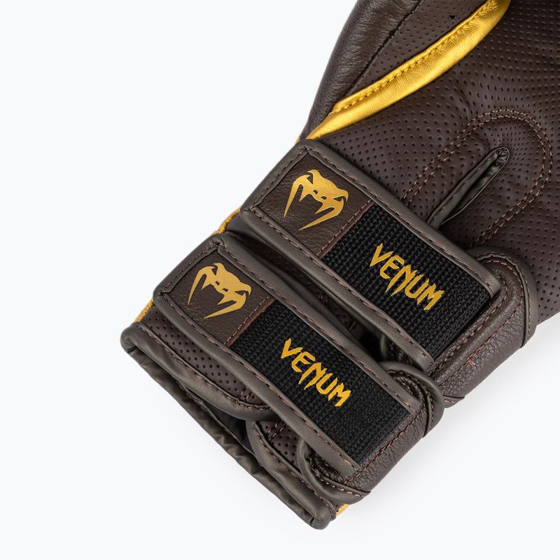 Mănuși de box Venum Reverso Boxing chocolate/gold 8