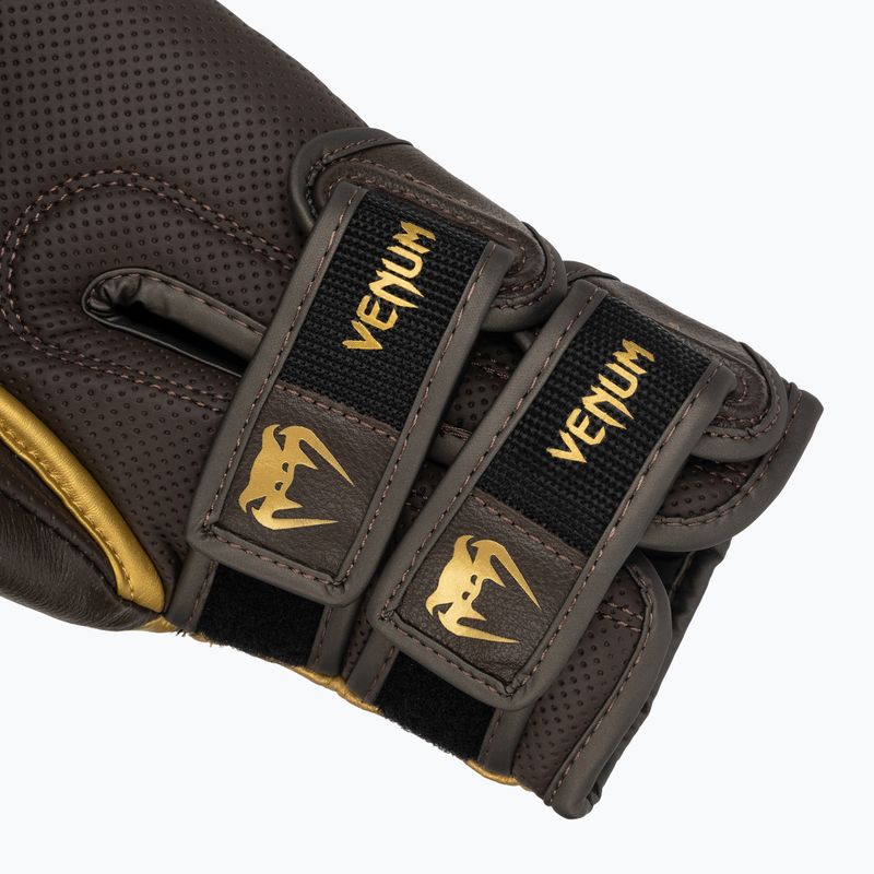 Mănuși de box Venum Reverso Boxing chocolate/gold 6