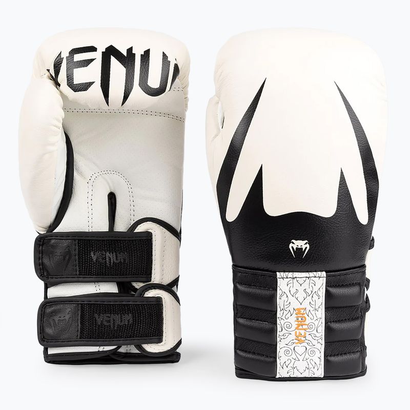 Mănuși de box Venum Reverso Boxing white/black 2