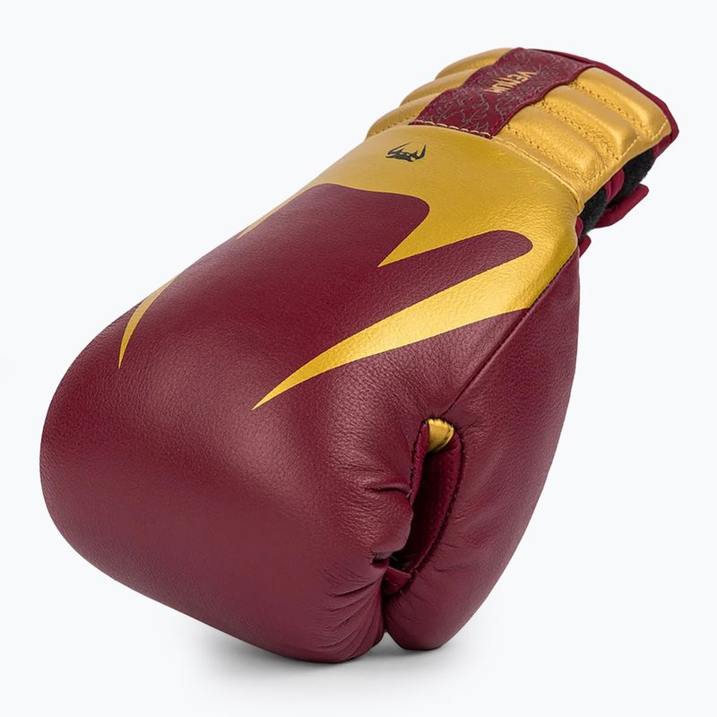 Mănuși de box Venum Reverso Boxing red/gold 5