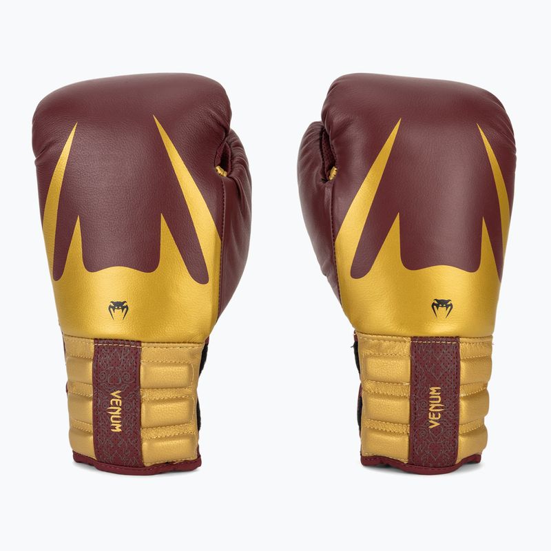 Mănuși de box Venum Reverso Boxing red/gold 2