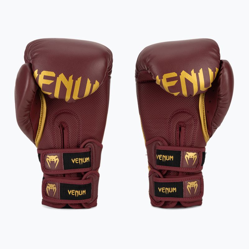 Mănuși de box Venum Reverso Boxing red/gold 3
