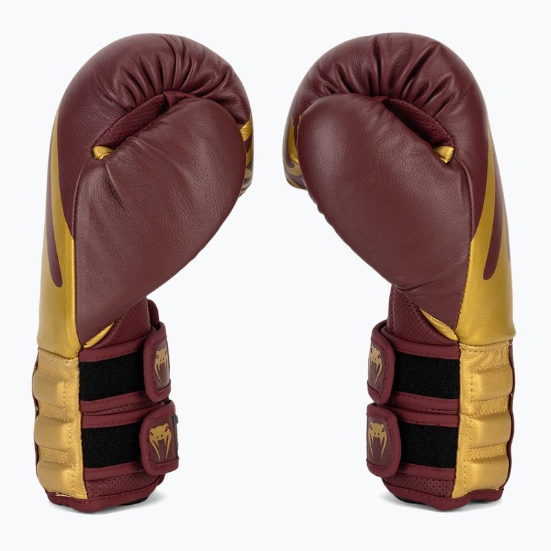 Mănuși de box Venum Reverso Boxing red/gold 4