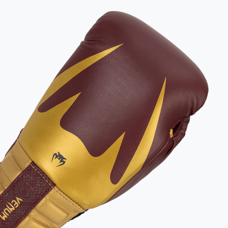 Mănuși de box Venum Reverso Boxing red/gold 5