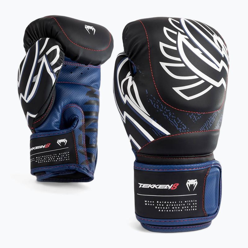 Mănuși de box Venum X Tekken 8 - Jin Kazama Boxing Gloves blue/black/white 2