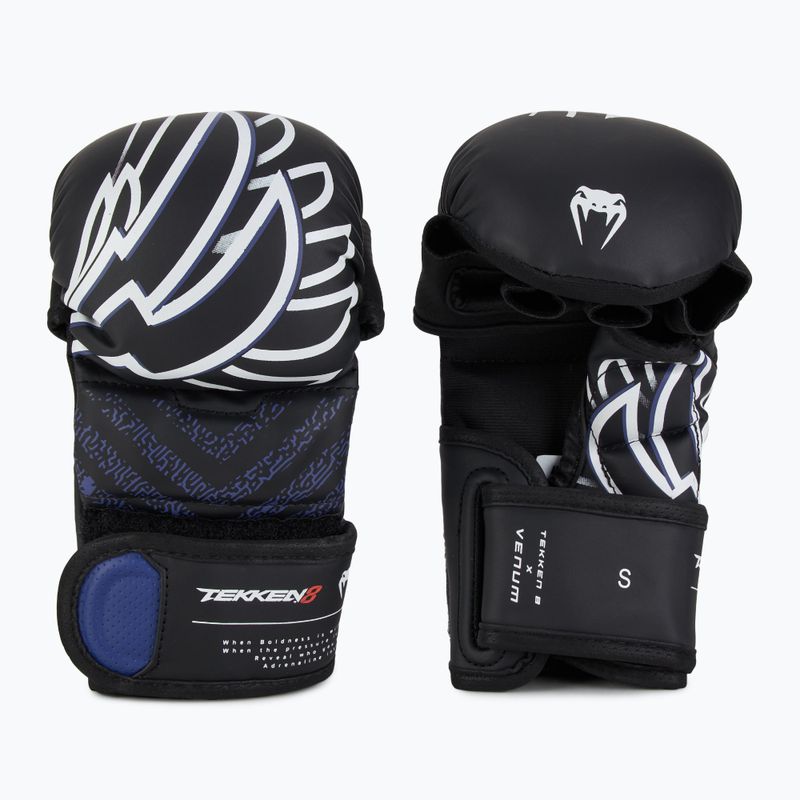Mănuși de sparing Venum x TEKKEN 8 - Jin Kazama MMA Sparring blue/black/white