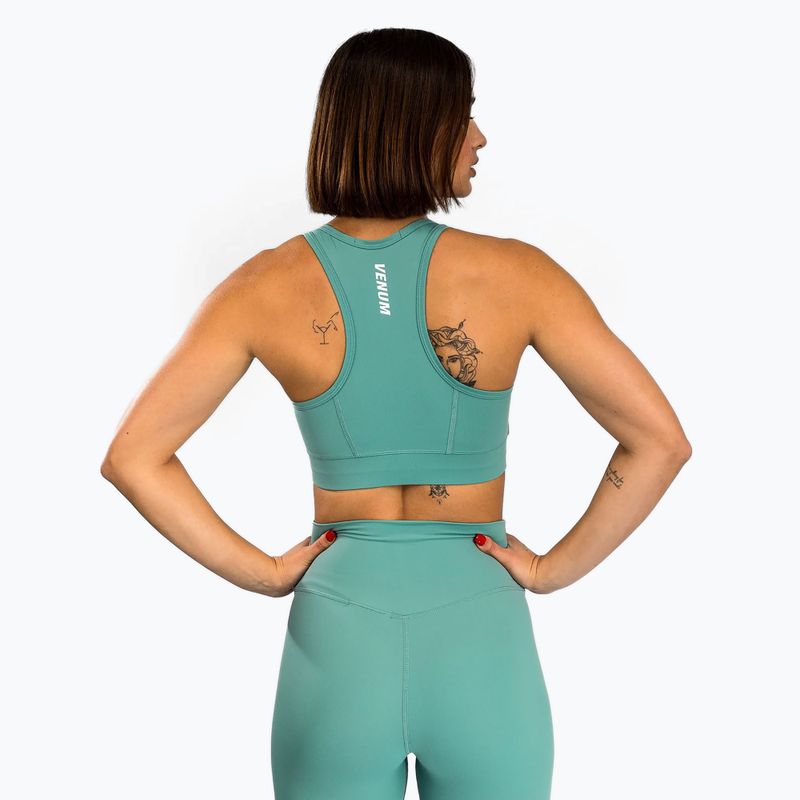 Sutien de antrenament Venum Essential Medium Impact Sport aqua green 3