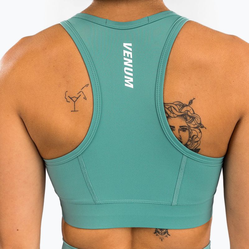 Sutien de antrenament Venum Essential Medium Impact Sport aqua green 6