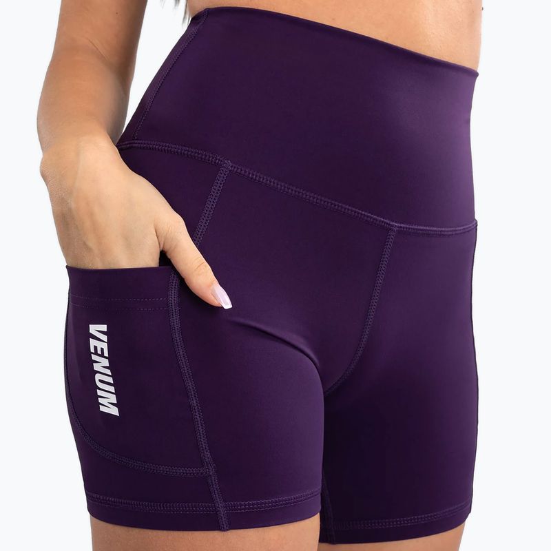 Pantaloni scurți de antrenament pentru femei  Venum Essential Women'S Bike Shorts deep purple 5