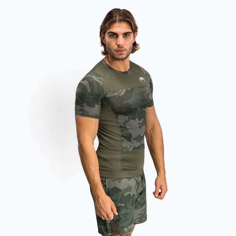 Rashguard pentru bărbați Venum G-Fit Air Men'S Short Sleeve Rashguard army camo 4