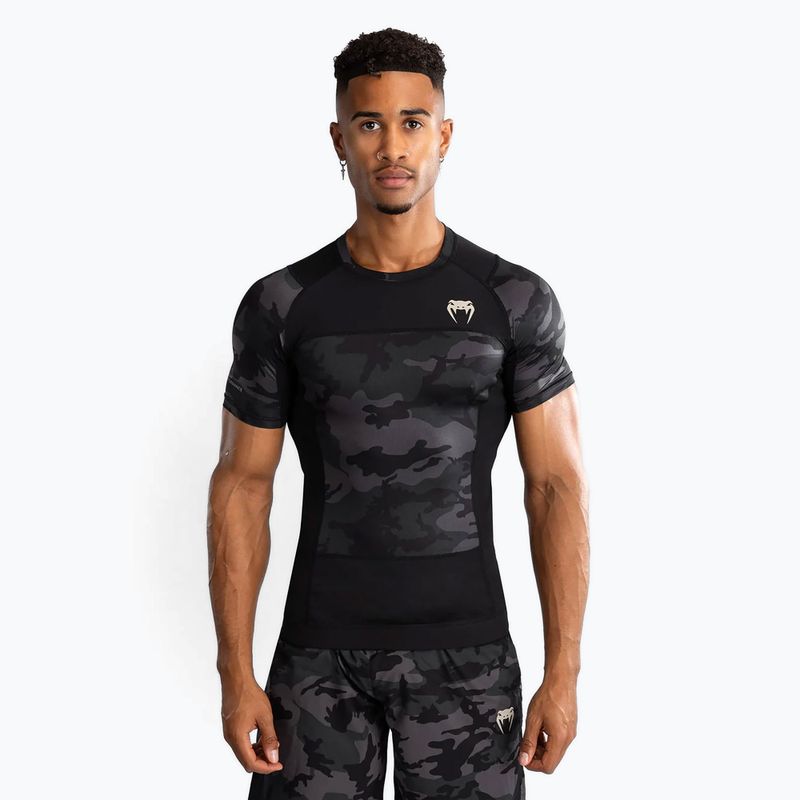 Rashguard pentru bărbați Venum G-Fit Air Men'S Short Sleeve Rashguard digital urban camo 3