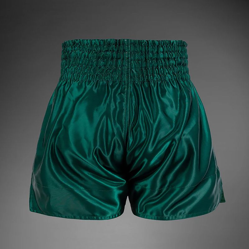 Pantaloni scurți de antrenament pentru bărbați Venum Classic Muay Thai deep forest green 2