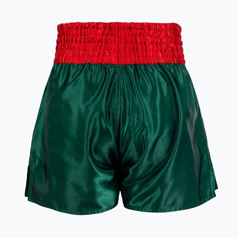 Pantaloni scurți de antrenament pentru bărbați Venum Classic Muay Thai deep forest green 2