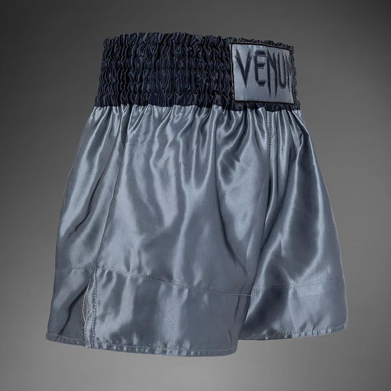 Pantaloni scurți de antrenament pentru bărbați Venum Classic Muay Thai grey 4