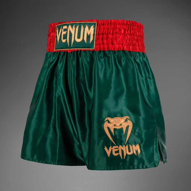Pantaloni scurți de antrenament pentru bărbați Venum Classic Muay Thai khaki 3