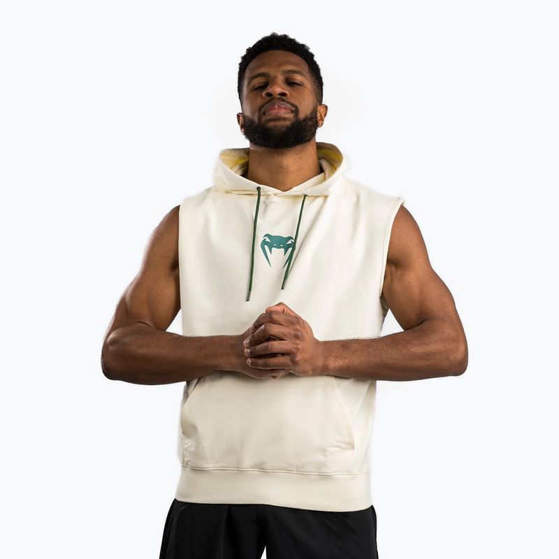 Hanorac pentru bărbați  Venum Sparring Sleeveless Hoodies vanilla