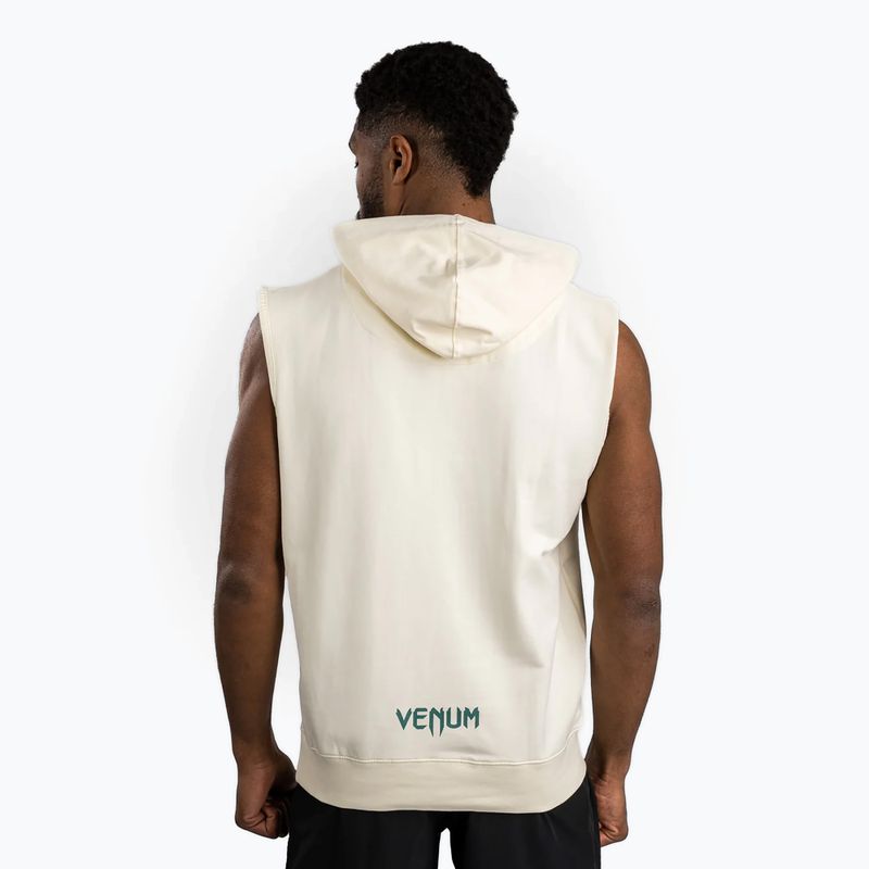 Hanorac pentru bărbați  Venum Sparring Sleeveless Hoodies vanilla 2